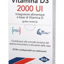 IBSA FARMACEUTICI VITAMINA D3 2000 UI - INTEGRATORE VITAMINA D